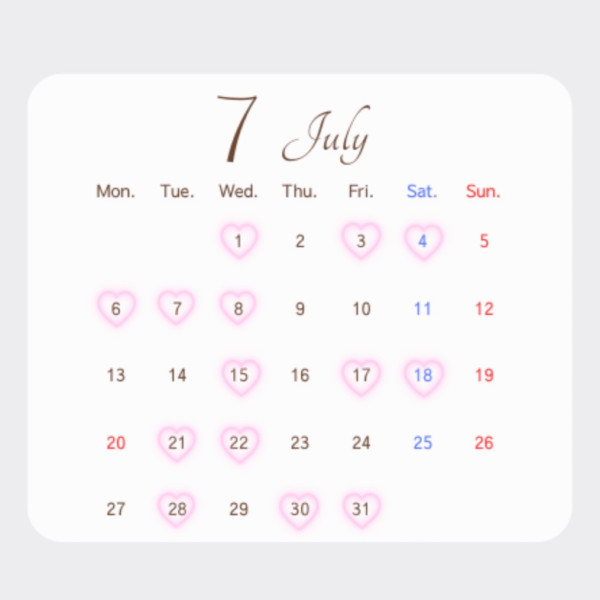 ♡ 7月の予定と··· ♡